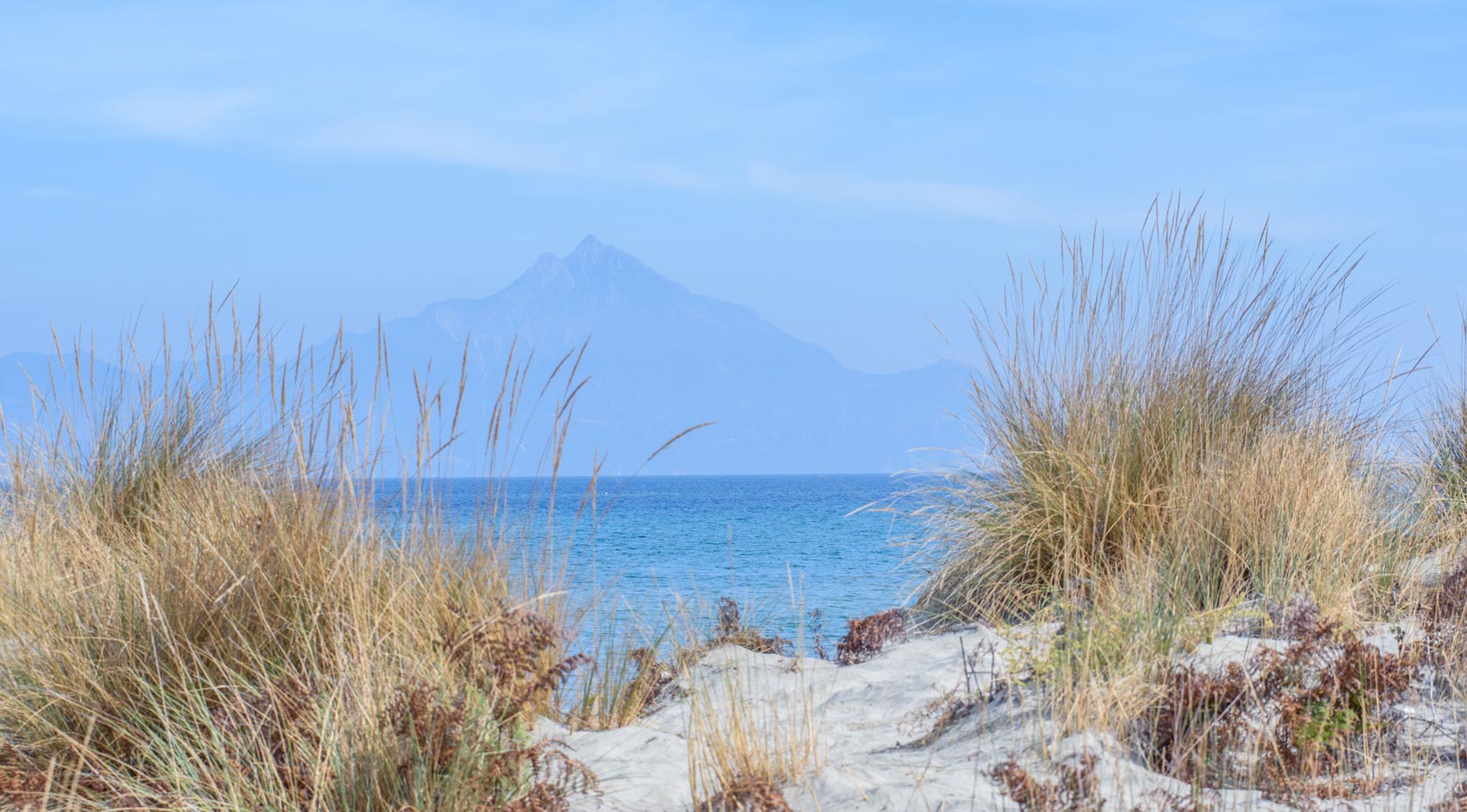 Sarti Beach in Sithonia Halkidiki Griechenland